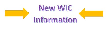 New WIC information