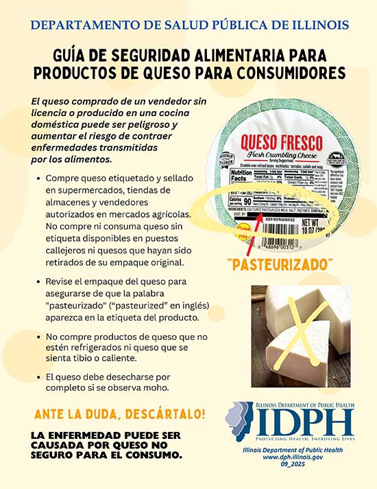 Cheese Recall in Spanish